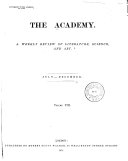 Academy, with which are Incorporated Literature and the English Review