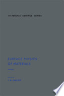 Surface Physics of Materials Book