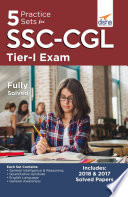 5 Practice Sets for SSC CGL Tier I Exam Book