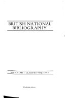 The British National Bibliography Book