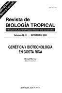 Revista de biolog  a tropical