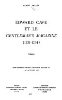 Edward Cave et le "Gentleman's magazine": 1731-1954 ...
