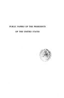 Public Papers of the Presidents of the United States, Lyndon B. Johnson