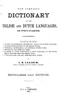 Nieuw volledig Engelsch Nederlandsch en Nederlandsch Engelsch woordenboek