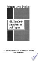 Public Health Service Research Grants And Award Programs