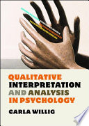 EBOOK  Qualitative Interpretation and Analysis in Psychology