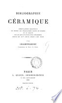 Bibliographia céramique, per Champfleary