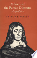 Milton and the Puritan Dilemma  1641 1660 Book