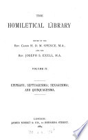 The homiletical library  ed  by H D M  Spence and J S  Exell Book PDF