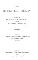 The homiletical library  ed  by H D M  Spence and J S  Exell