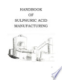 Handbook of Sulphuric Acid Manufacturing Book