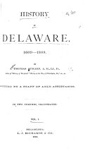 History of Delaware : 1609-1888
