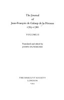 The Journal of Jean Fran  ois de Galaup de la P  rouse  1785 1788