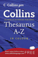 Thesaurus A-Z.