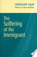 The Suffering of the Immigrant Book