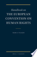 Handbook on the European Convention on Human Rights