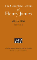 The Complete Letters of Henry James  1884   1886