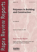 Polymers in Building and Construction