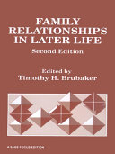 Family Relationships in Later Life