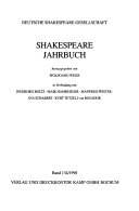 Shakespeare Jahrbuch