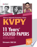 KVPY 11 Years Solved Papers 2019-2009 Stream SB/SX