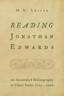 Reading Jonathan Edwards