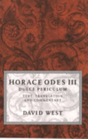 Horace Odes 3