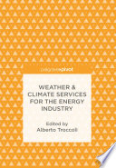 Weather   Climate Services for the Energy Industry