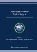 Advanced Powder Technology V Book