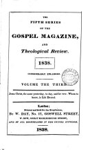 The Gospel magazine  and theological review  Ser  5  Vol  3  no  1 July 1874