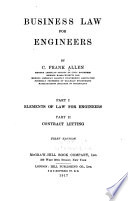 Business Law for Engineers