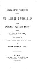 Journal of the ... Annual Convention, Diocese of New York