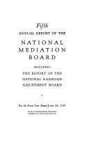 Annual Report of the National Mediation Board