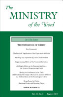 The Ministry of the Word, Vol. 23, No. 8 [Pdf/ePub] eBook
