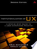 Institutionalization of UX Book