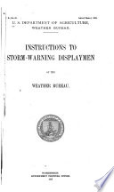 Instructions to Storm warning Displaymen     Book