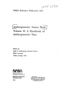 Anthropometric Source Book