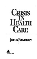 Crisis in Health Care Book