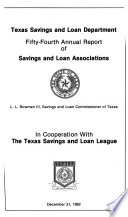 Annual Report of Savings and Loan Associations