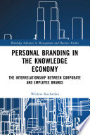 Personal Branding in the Knowledge Economy Book