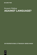 Against Language 