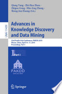 Advances in Knowledge Discovery and Data Mining Book