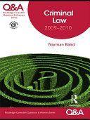 Q&A Criminal Law 2009-2010