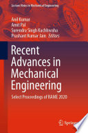 Recent Advances in Mechanical Engineering Book