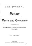 Journal of the Society of Dyers and Colourists