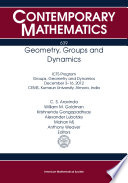 Geometry Groups And Dynamics