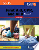 Standard First Aid  CPR  and AED Book