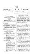 The Minnesota Law Journal