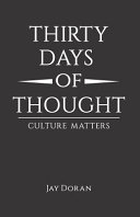 Thirty Days Of Thought  Culture Matters