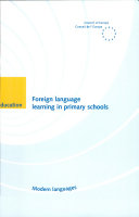 Foreign Language Learning in Primary Schools (age 5/6 to 10/11)